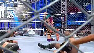 Wargames feminina survivor series 2022 wrestling match unfolds