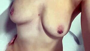 Horny British slut in shower?