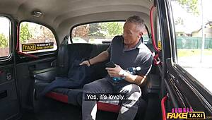 Female Fake Taxi: Milf's Big Tits Felt, Squirts