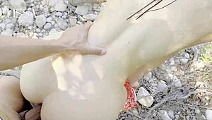 Walk And Sex Outdoors Fucking Interrupted By Something Unexpected The Best Blowjob And Cum In My Ass