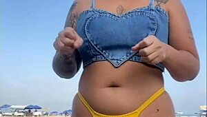 Plajda Erkeği Sertleştirdim