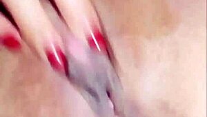 Alexia, cute Colombian babe, sends intimate fingering video of her big tits and ass to professors by mistake