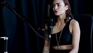 safada shows off her blowjob and sucks bia's hot tits - kamilla werneck sheer red 😏