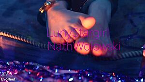 bratty footjob training & foot worship