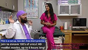 Misty Addams Undergoes Detailed Yearly Physical Exam with Fingering and Anal