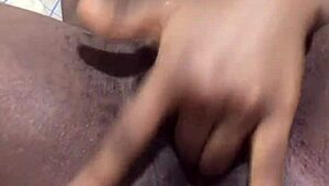 i'm sharing my homemade ebony pussy play session with you right now