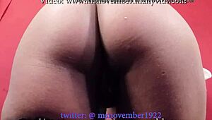 ebony teen face sits with big ass worship