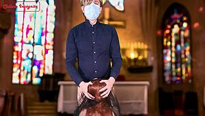 Sinful nun seeks expiation but gets blessed in parody.