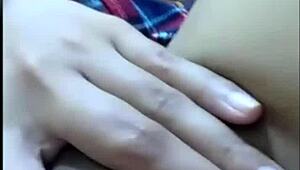 filipina girl shares intimate video call sex, reaching orgasm with guy