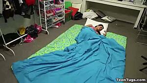 Naughty Brunette Delivers Pov Handjob Tease