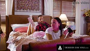 Petite cheerleader alexis tae hungrily takes anal from bfs roommate and stepdad in dorm compilation