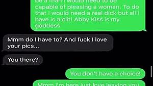 sexting to emasculate my sissy bitch with humiliation