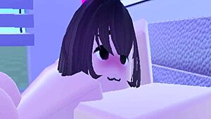 Naked moments in the bedroom