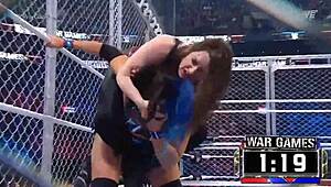 Wargames feminina survivor series 2022 wrestling match unfolds