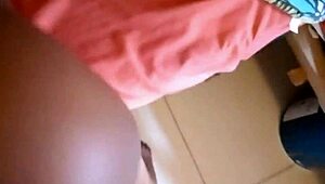 Check out this squirting ebony babe getting fucked doggy style