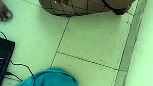 outdoor ebony blowjob on big black cock gets sloppy and nasty