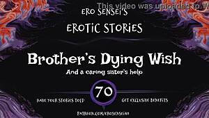 POV brother's dying wish erotic audio for women orgasm 😩