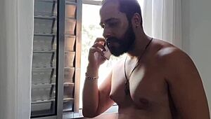 Wife Left Alone Gets Fucked Hard By Big Cock While Husband Watches Game