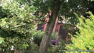 Lady sonia trophy wife barebacked outdoors by black cock 😏