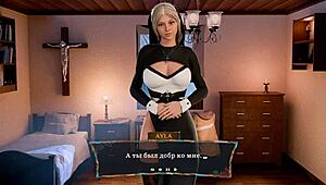 A Nun's Innocent Awakening Turns Sinful in 3D Animated Hentai Game with ASMR Voice