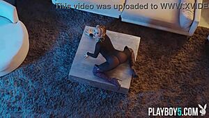 big ass blonde pornstar anna claire clouds up close with playboy?