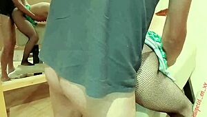 hey, when you can't use erotic furniture but know how to bend over doggystyle in dorm with roommate girlfriend