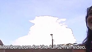 Topless in convertible over skyway bridge