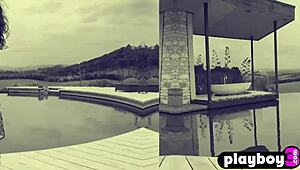 petite all natural babes posed naked after passion striptease for playboy