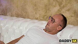 European Seduction With Daddy Father In Law Uncle And Young Brunette Latina