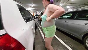 Trashy Kiwi Slut Shows Off At Mall And Street