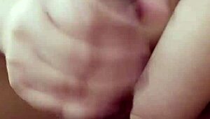 Early morning handjob from interracial amateurs.