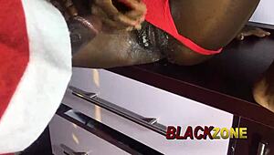 i had lovely momment with fathr christmas santa having good time in bedroom.