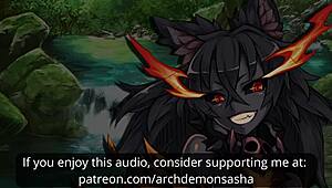 hellhound girl dominates you r-18 asmr