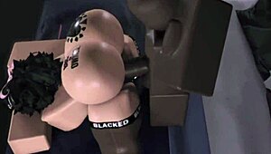 femboy slut secretly fucks and sucks big black cock