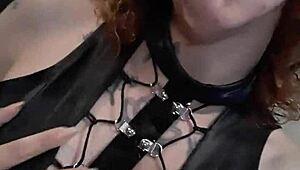 sexy latina smokes cigarette in lingerie.