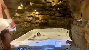 old guy fucks the young chick hard and slaps her face in this couple scene.