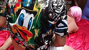 i'm eating that stretched ass of the sex toy bitch