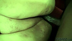 9 inch bbc is fucking a black haired bbw