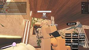 This 66 Roblox porn features blowjob, big tits, anal, deepthroat, riding, and doggystyle! 😈