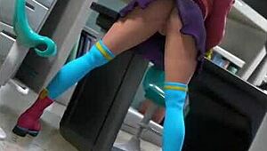 Fortnite Girls' Shaved Pussies Get Fucked Rough and Hard by Big Cocks in Detailed Action