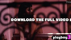 Natural milf angel constance strips and poses naked outdoors