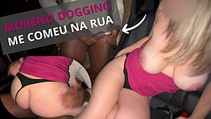 Dogging Night With Nandanua Used In The Street By A Bbc Stranger While My Cuck Watched