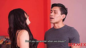 Sexmex remembering old times with step-sister angie miller