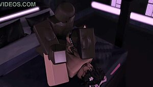 femboy slut secretly fucks and sucks big black cock