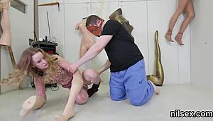 Unusual Chick Gets Anal Asylum Treatment