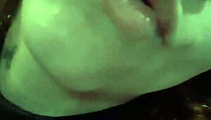 sexy latina smokes cigarette in lingerie.