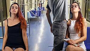 Naughty Student Lets Stranger Hump Ass Publicly