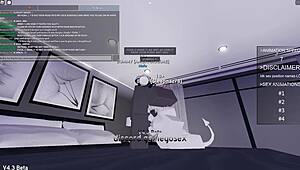 Roblox porn with blowjob and anal riding