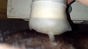 cuming on top of a homemade pussy summer wank