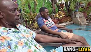 Her perfect body with big tits and ass gets fucked by monster cocks and pounded hard!